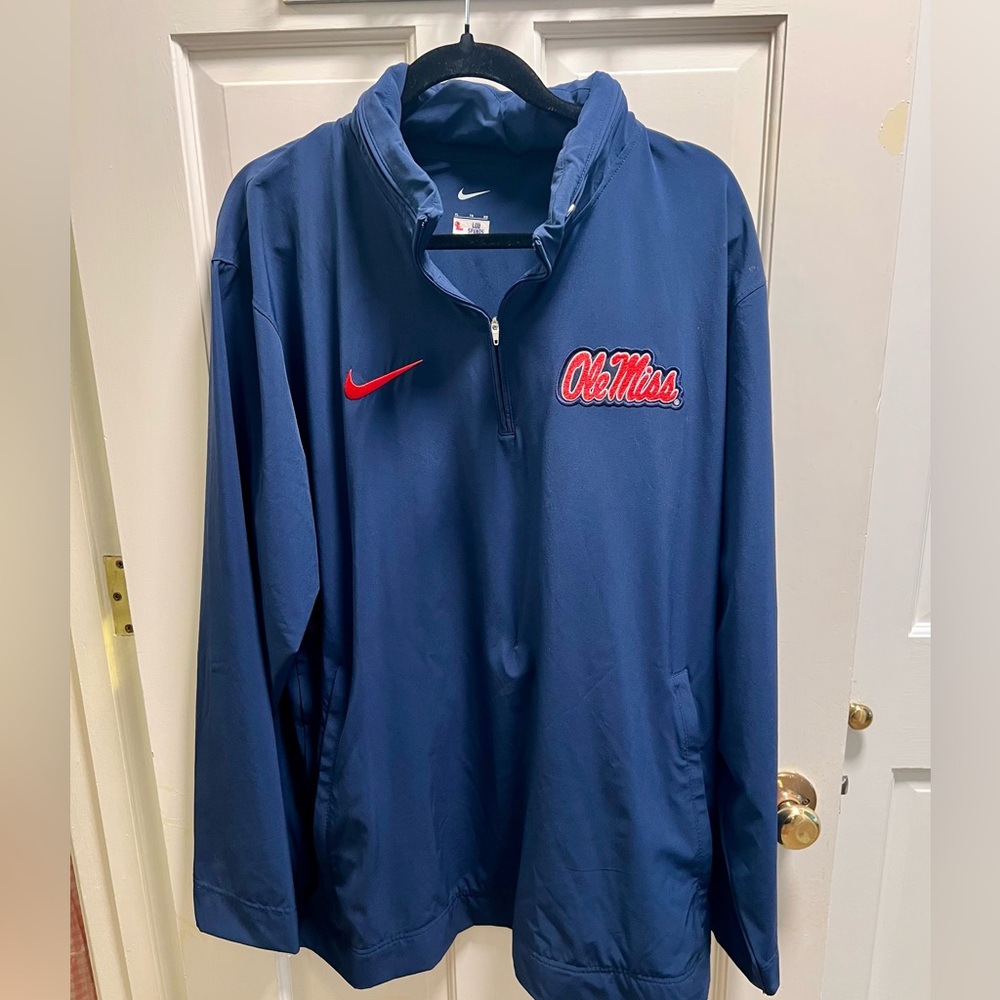 XL men’s ole miss quarter zip